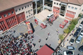 Başakşehir’de okul kantininde yangın paniği: Öğrenciler tahliye edildi