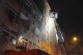 Küçükçekmece’de yangın paniği