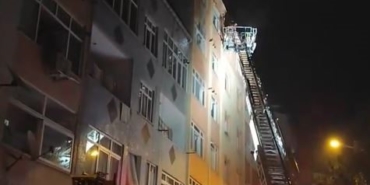 Küçükçekmece’de yangın paniği