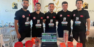 SAÜ takımı uydu yarışmasında 3’üncü oldu