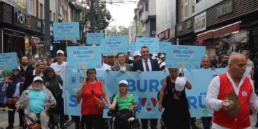 Bursalılar sağlık için yürüdü