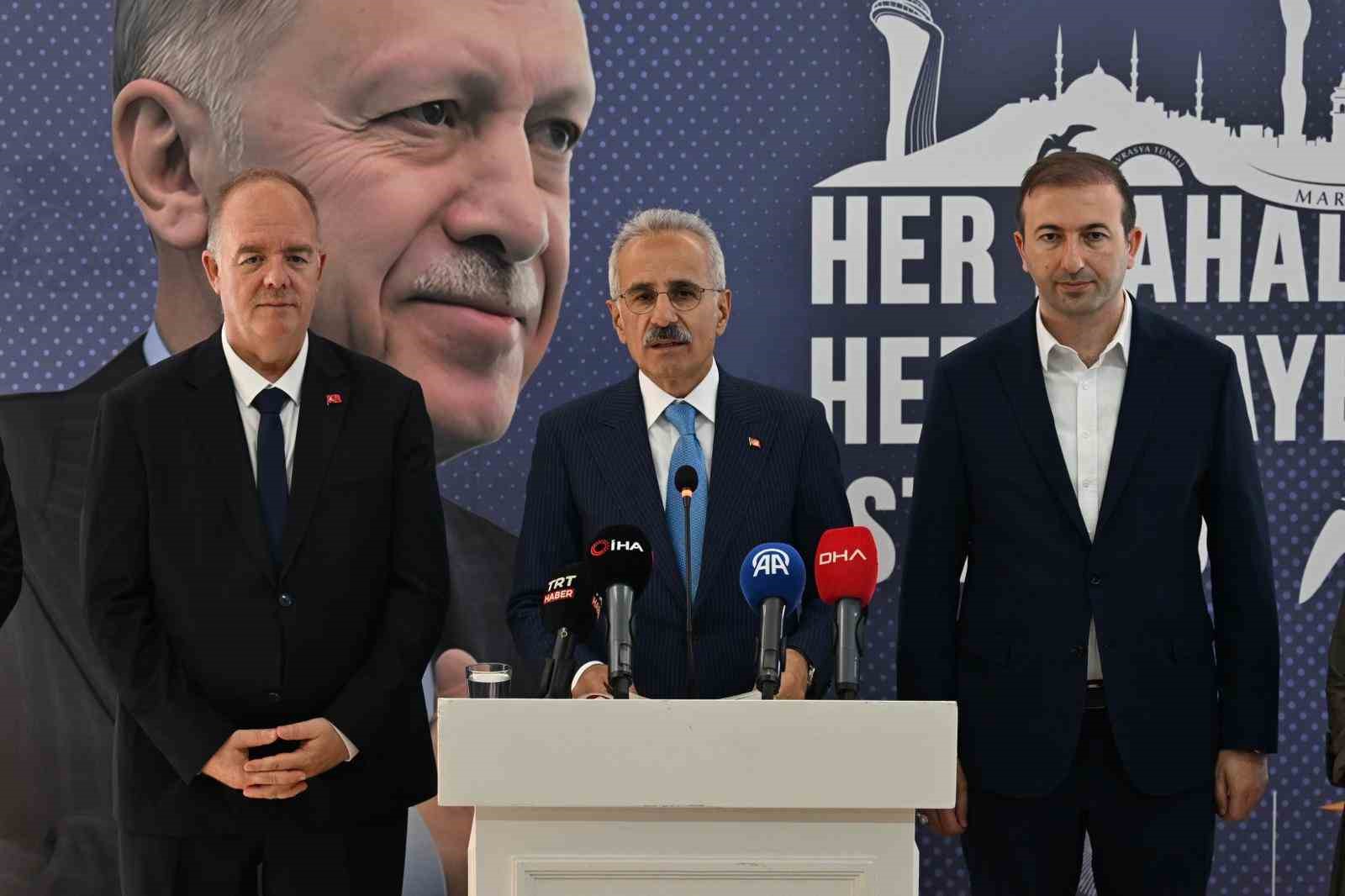 Bakan Uraloğlu: "İstanbul’un ulaşım ve haberleşme altyapısına 1,6 trilyon liralık dev yatırımlar gerçekleştirdik"