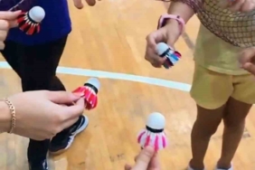 Bilecik’te badminton kursu renkli anahtarlıklarla sona erdi