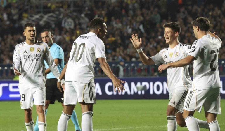 Real Madrid, Almatı’da 5 golle kazandı