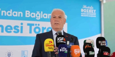 Bursa’ya can suyu olacak vana açıldı!