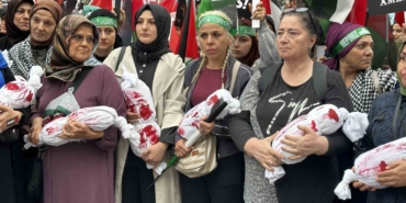 İsrail’in devam eden bebek katliamını protesto ettiler