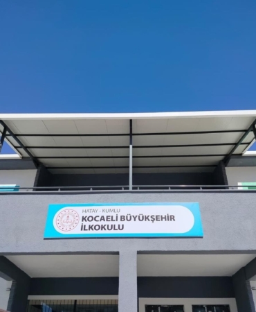Kocaeli’nin Hatay’a yaptırdığı okul pazartesi günü açılıyor