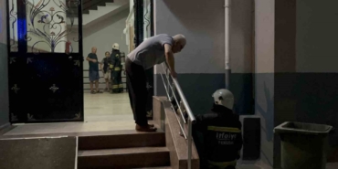 Apartmana yayılan gaz kokusu paniğe neden oldu