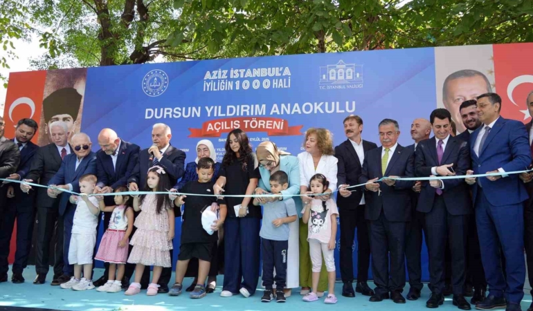 Bahçelievler’de Dursun Yıldırım Anaokulu’nun açılışı yapıldı