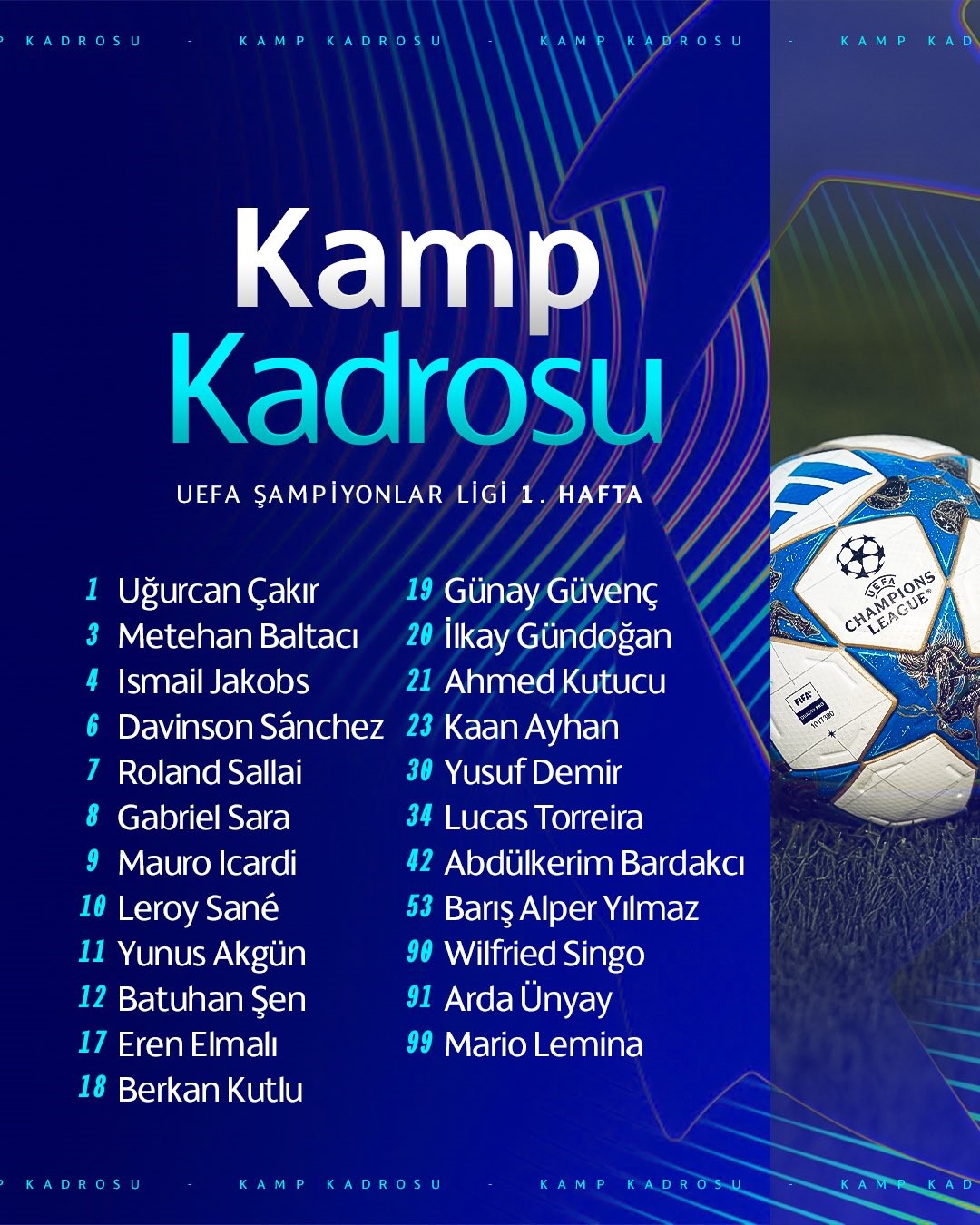 Galatasaray, Almanya’ya gitti