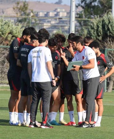 Ümit Milli Futbol Takımı, Hırvatistan maçının hazırlıklarını sürdürdü