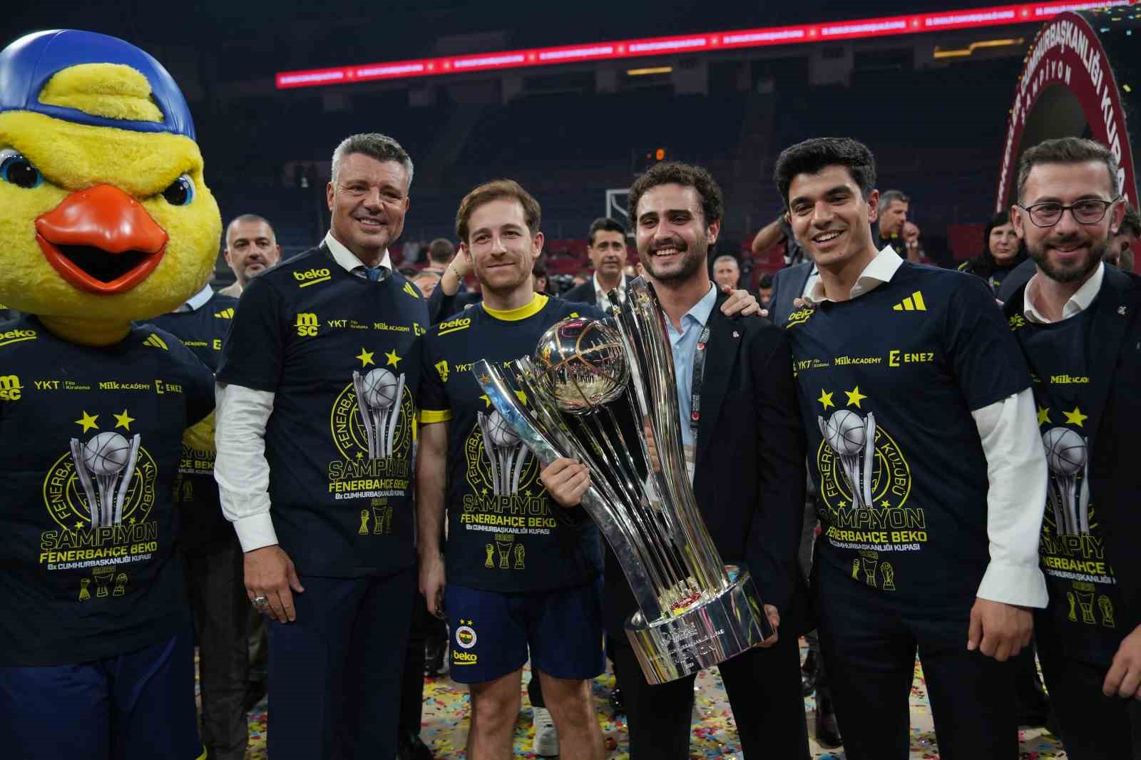 38. Erkekler Cumhurbaşkanlığı Kupası’nda zafer Fenerbahçe’nin