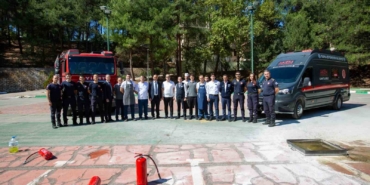 Burfaş tesislerinde yangın tatbikatı