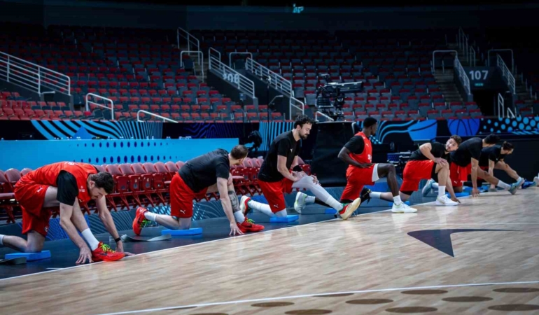 A Milli Erkek Basketbol Takımı, Sırbistan maçı hazırlıklarını sürdürdü