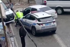 Esenyurt’ta muayenesi olmayan sürücü polisten kaçtı, servis aracında vurarak durdu