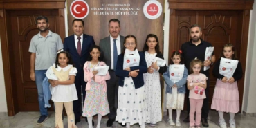 Bilecik’te çocuk evlerinde Kuran-ı Kerim sevinci