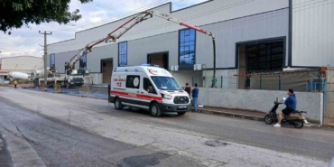 Kocaeli’de fabrika inşaatında akıma kapılan işçi ağır yaralandı