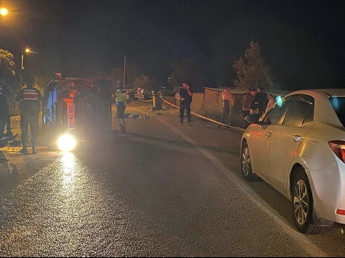 Manyas’ta trafik kazası: 1 ölü, 3 yaralı