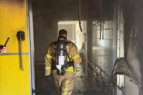 Bandırma-Karacabey yolundaki tesiste çıkan yangın kısa sürede söndürüldü