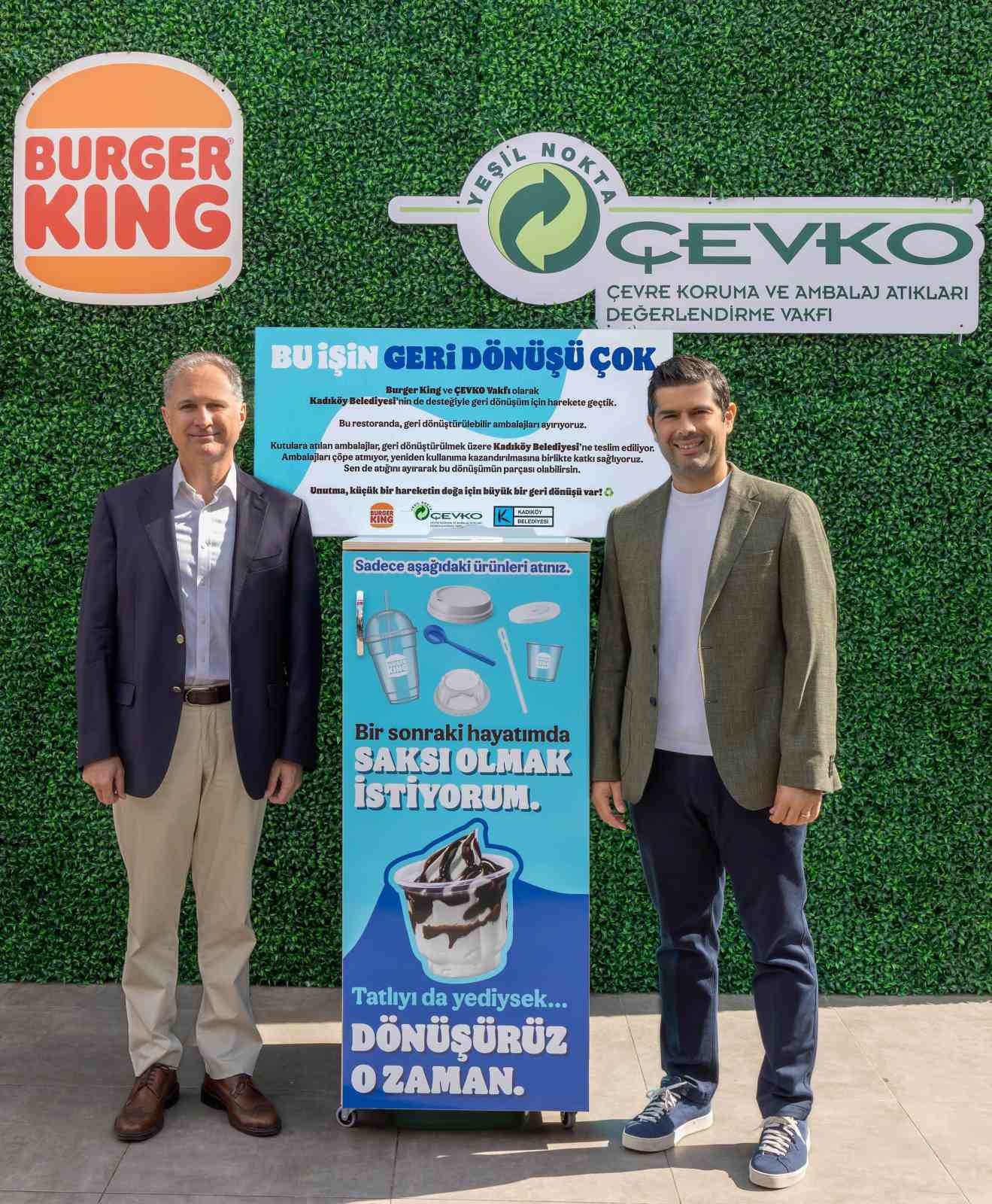 Burger King’den sürdürülebilir gelecek için önemli adım