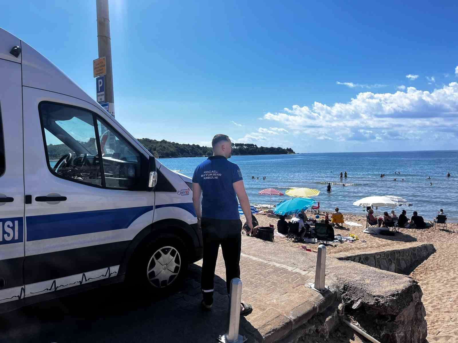 Kocaeli sahillerinde yaz boyunca 216 kişiye sağlık hizmeti verildi