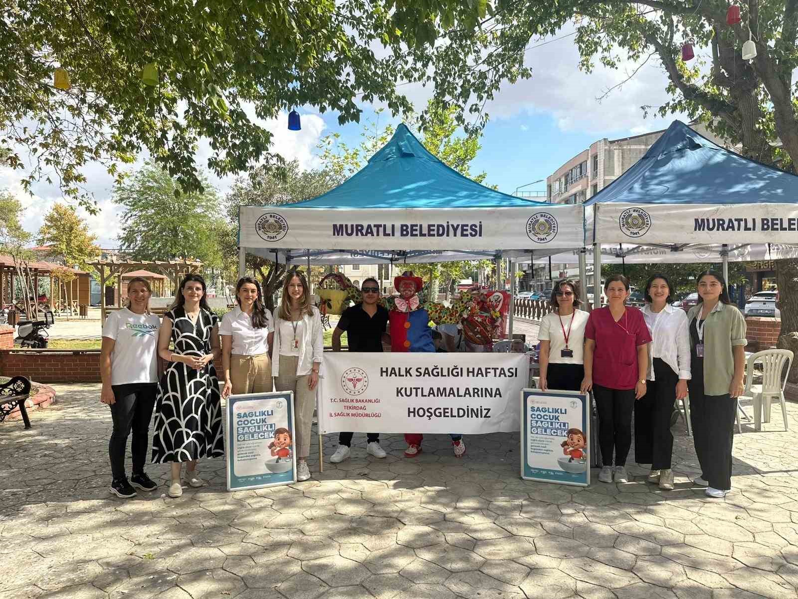 Muratlı’da ‘Sağlıklı Çocuk, Sağlıklı Gelecek’ etkinliği