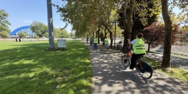 Sakarya’da Türk ve Alman öğrenciler "yeşil gelecek" için pedal çevirdi
