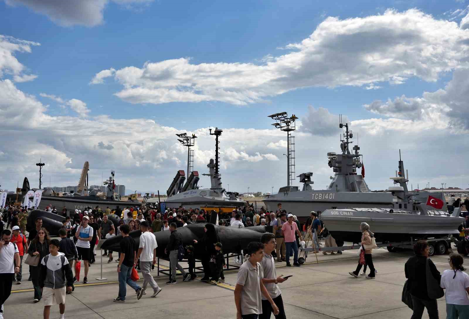 Türkiye’nin insansız deniz araçları Teknofest’te