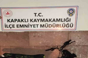 Çalınan motosiklet bulundu, şüpheli tutuklandı