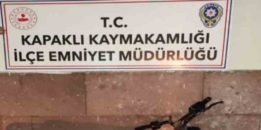 Çalınan motosiklet bulundu, şüpheli tutuklandı