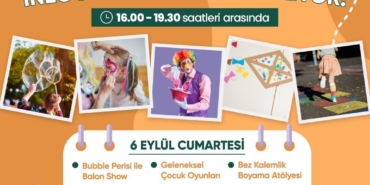 İnegöl AVM’de Eylül ayında okula dönüş şenliği ve atölye programı