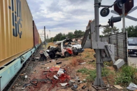 Muratlı’da hemzemin geçitte kaza: 1 yaralı