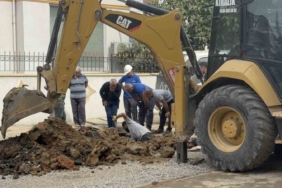Kocaeli’de altyapı çalışması sırasında doğal gaz borusu delindi