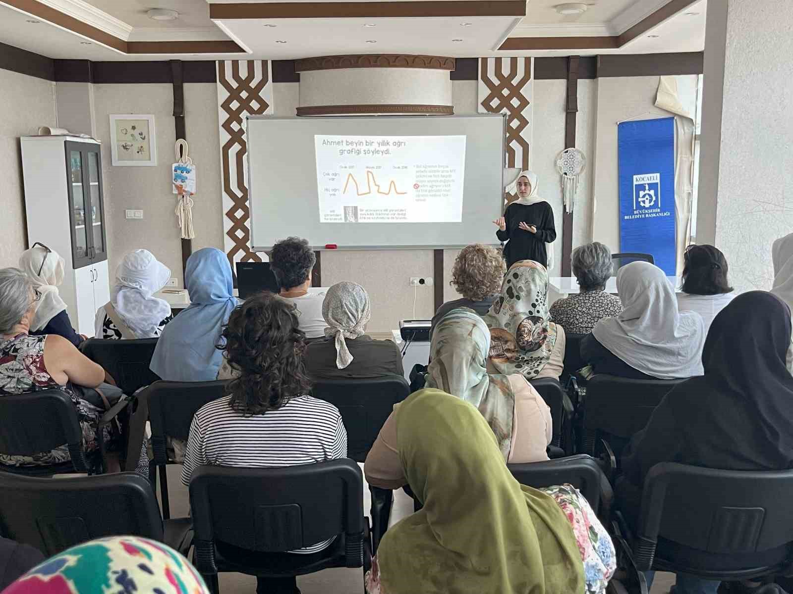 Kadınlara doğru bel kullanımı öğretildi