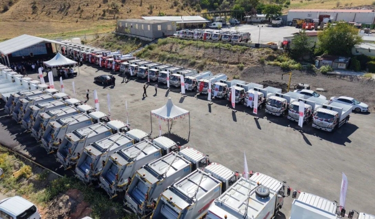 Osmaneli Belediyesine hibe araç desteği