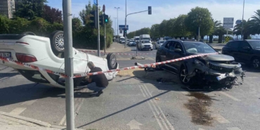 Kartal’da araç takla attı, 4 kişi yaralandı