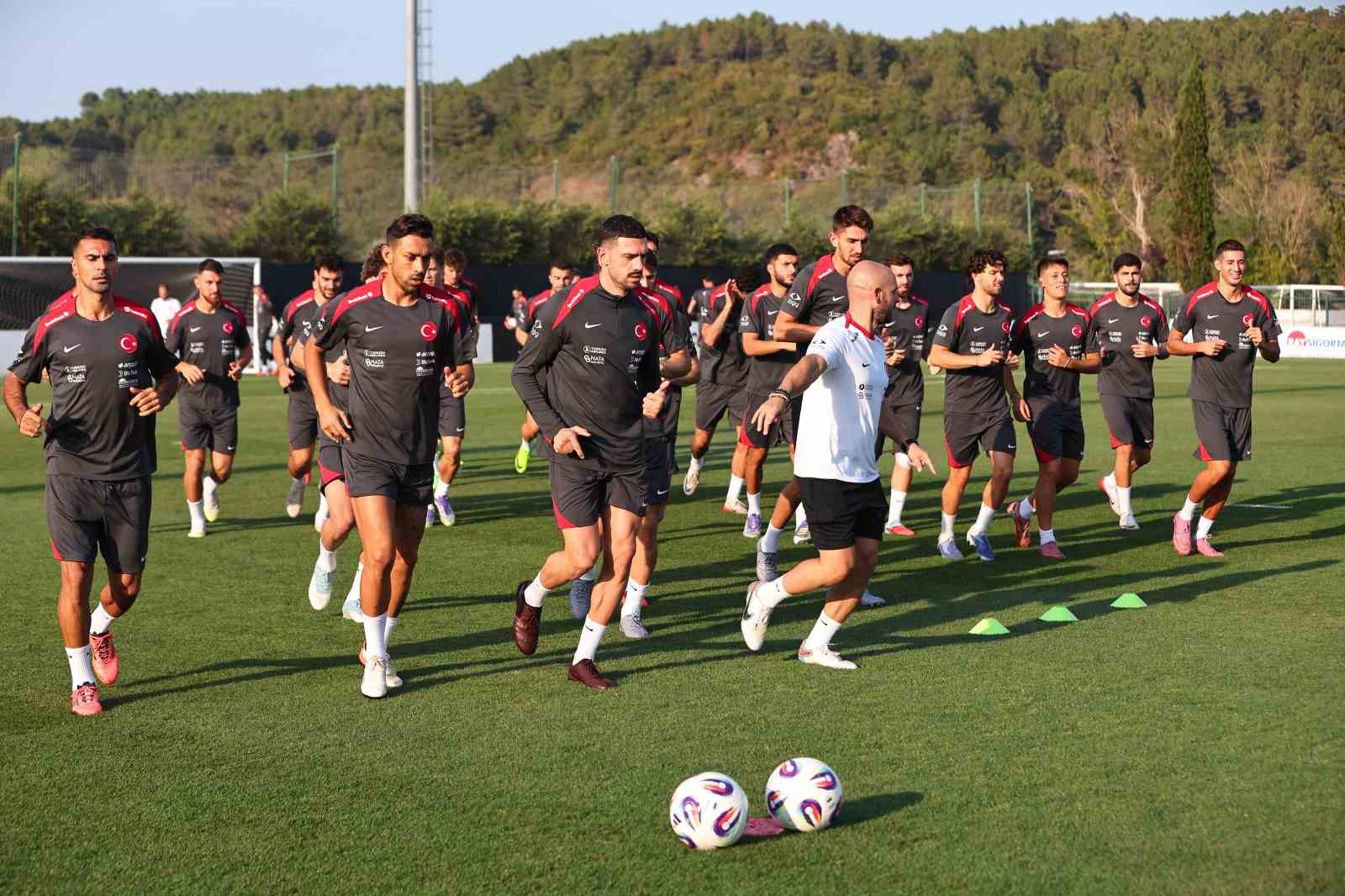 Milliler, Gürcistan maçı hazırlıklarını sürdürdü