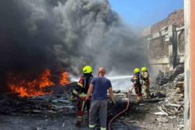 Bandırma’da Depo Yangını