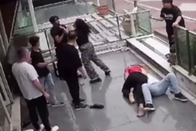 Esenyurt’ta iki grup arasında yumruk yumruğa kavga çıktı: o anlar kamerada