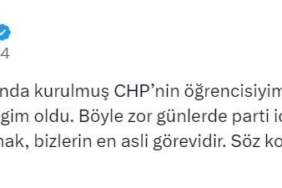 CHP İstanbul İl Başkanlığı’na kayyum olarak atanan Gürsel Tekin’den ilk açıklama