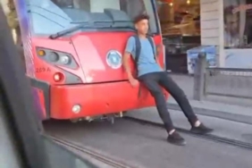 Tramvayla tehlikeli oyun