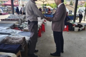 Kaymakam Uçar halk pazarı esnafı ile bir araya geldi