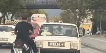 Tek ayağıyla inanılmaz kurtarış