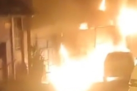 İş yerinde önce yangın çıktı sonra patlama oldu