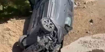 Kamyonetiyle tarlaya böyle uçu