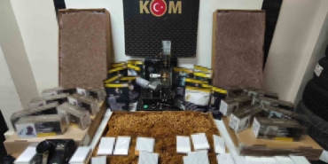 Edremit’te kaçak tütün operasyonu