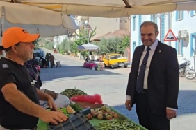 Pazar esnafıyla bir araya geldi