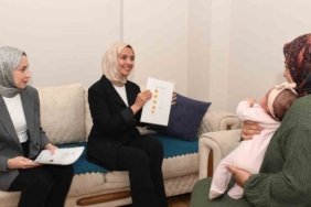 Osmangazi Belediyesi yeni doğum yapan annelerin yanında