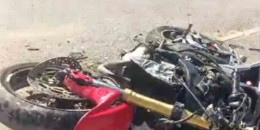 Tamir ettiği motosikletle test sürüşü sırasında kaza yaptı