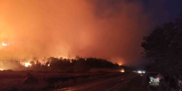 Bursa’da orman yangını...Rüzgarın etkisiyle büyüdü